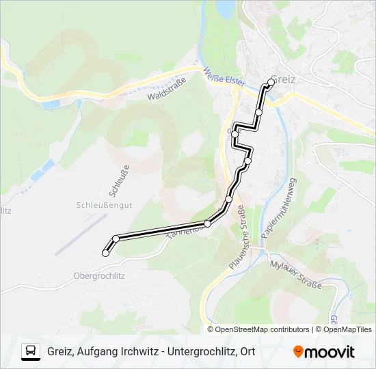 12 Bus Line Map