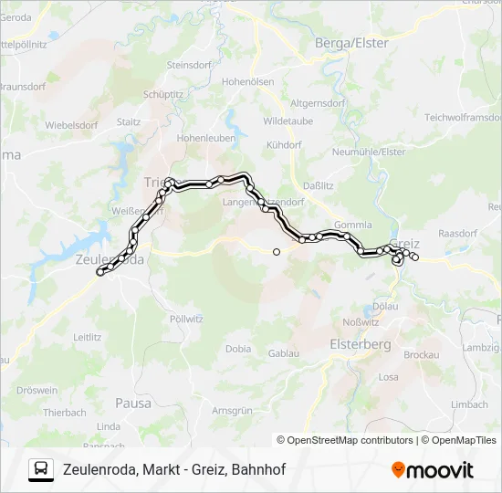 Автобус 25: карта маршрута