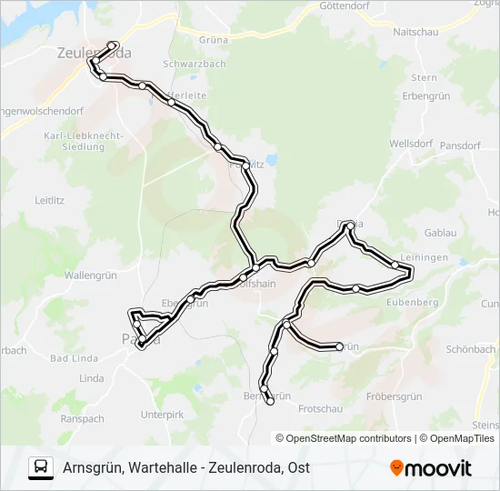 36 Bus Line Map