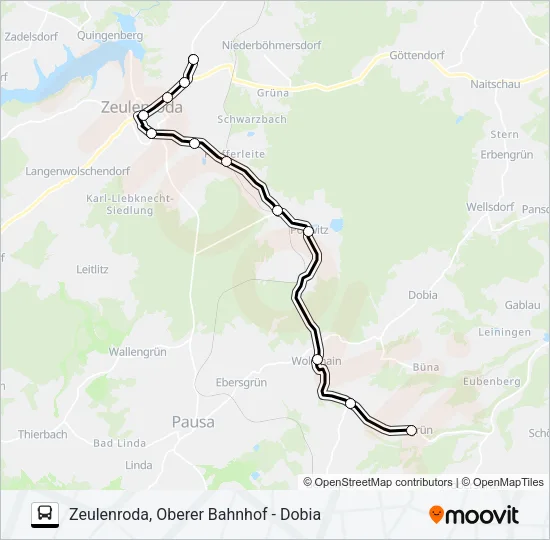 36 Bus Line Map