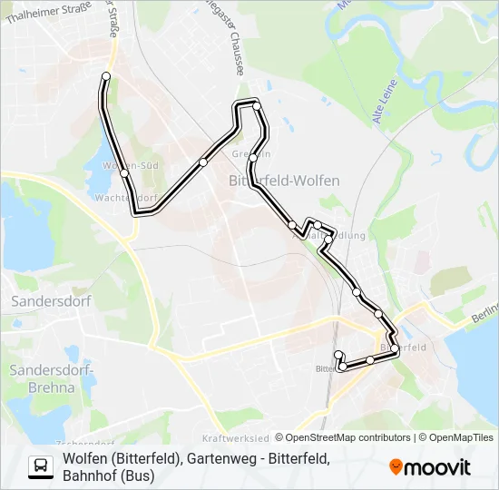 401 Bus Line Map