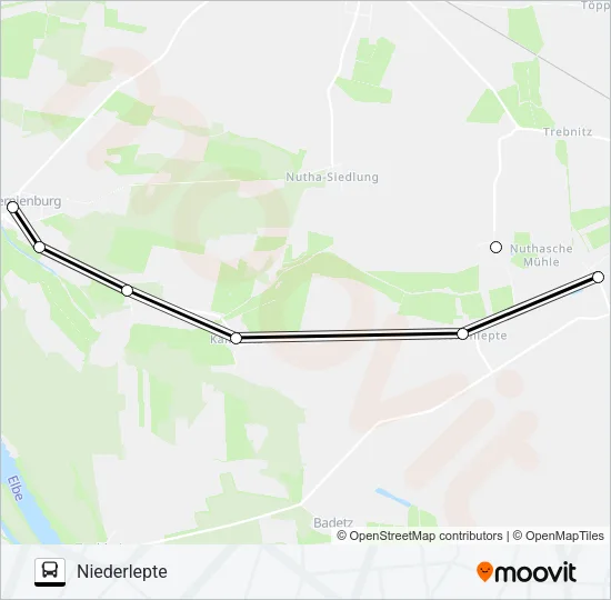459 Bus Line Map