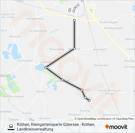 490 Bus Line Map