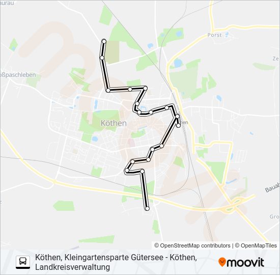 Автобус 490: карта маршрута