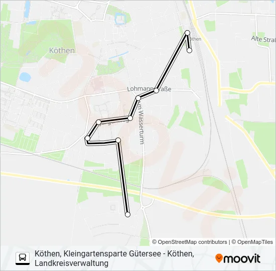 490 Bus Line Map