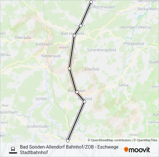 EV Bus Line Map
