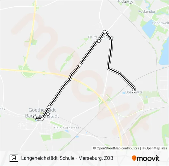 Автобус 726: карта маршрута