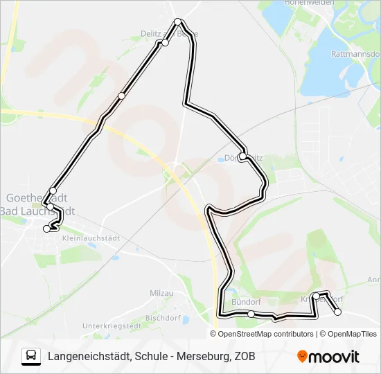 Автобус 726: карта маршрута