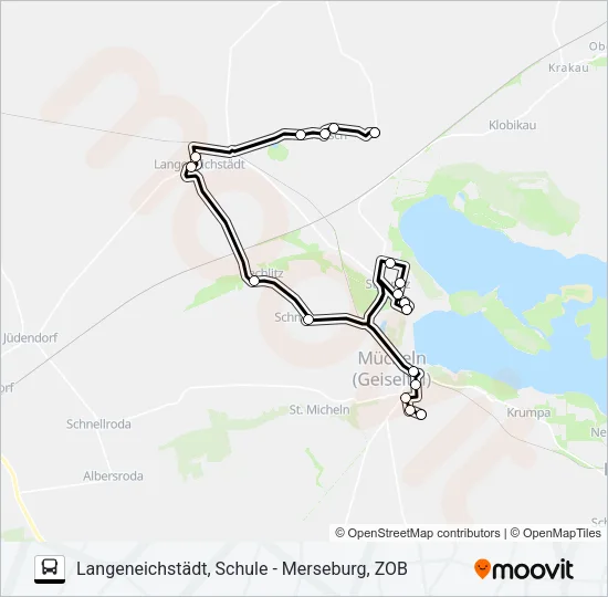 726 Bus Line Map