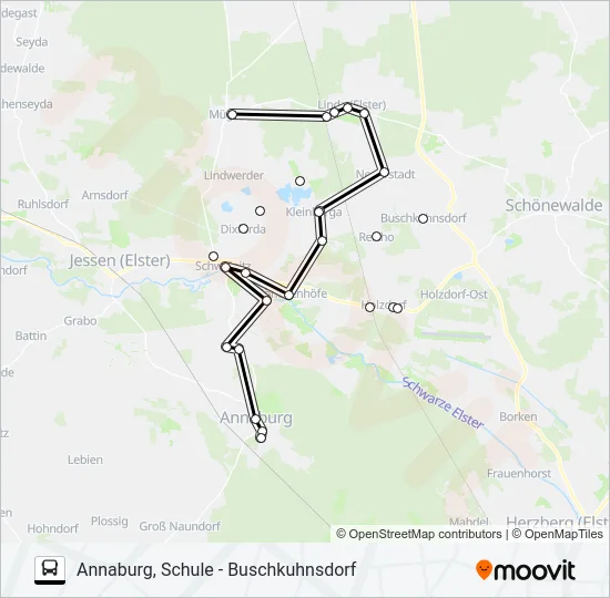 362 Bus Line Map