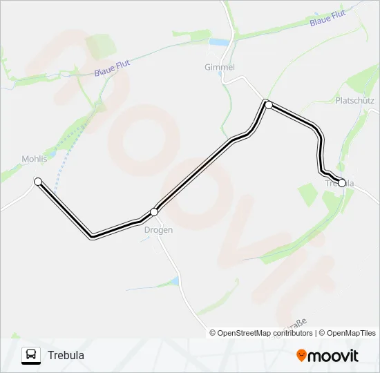 603 Bus Line Map