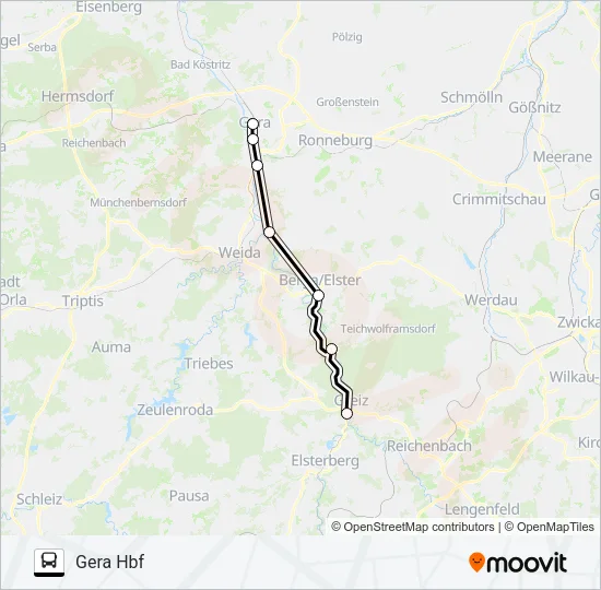 RE3 Bus Line Map