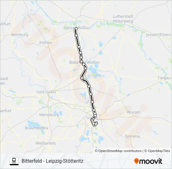 S2 Train Line Map