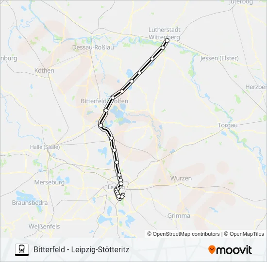 S2 Train Line Map