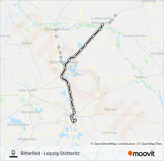 S2 Train Line Map