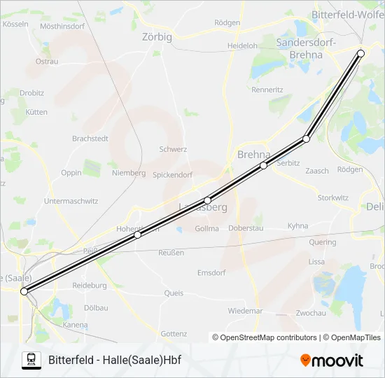 S8 Train Line Map