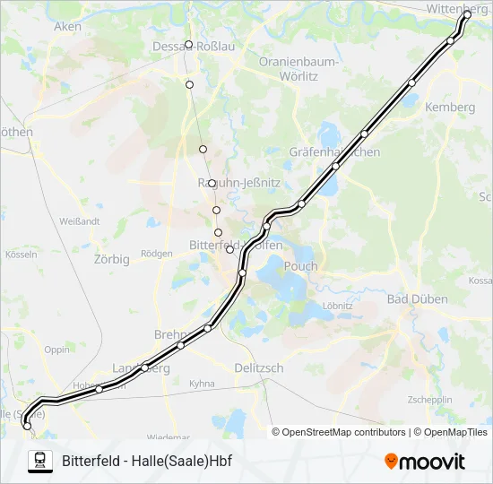 S8 Train Line Map