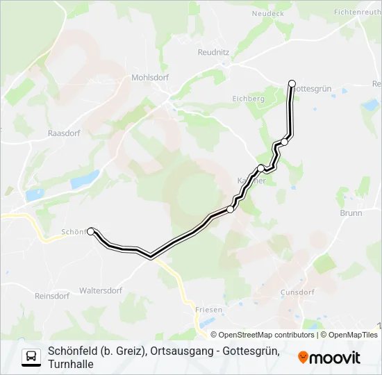 18 Bus Line Map