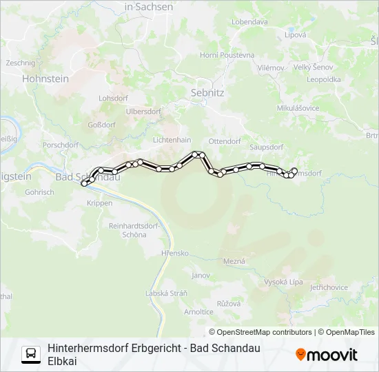 Автобус SEV KTB: карта маршрута