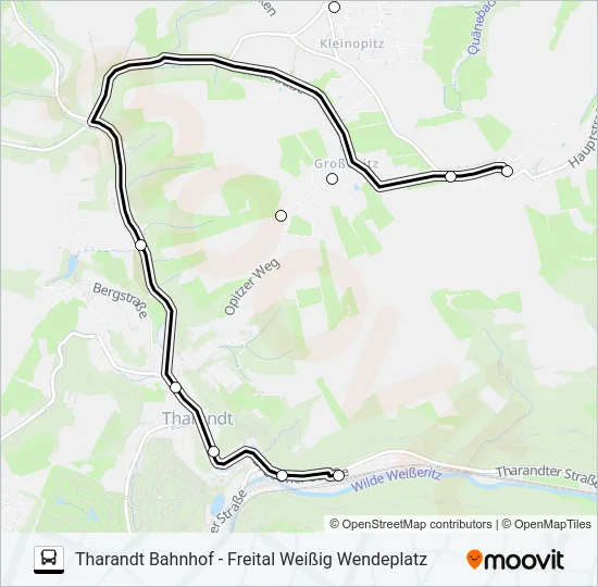 346 Bus Line Map