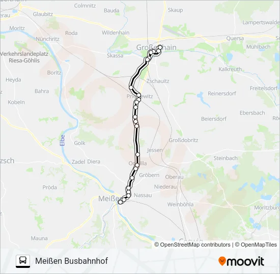 409 Bus Line Map