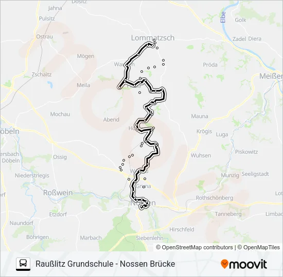 420 Bus Line Map