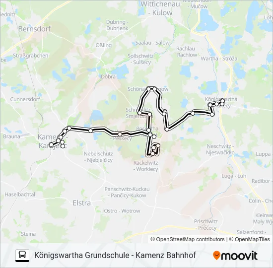 Автобус 791: карта маршрута
