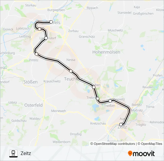 RB76 Train Line Map
