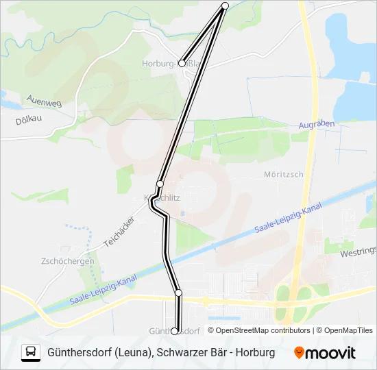 739 Bus Line Map