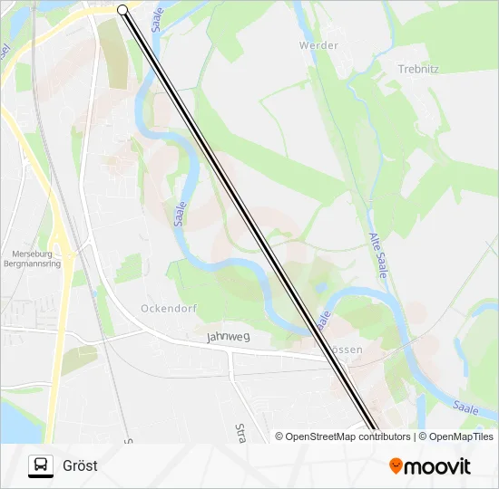 Автобус 744: карта маршрута