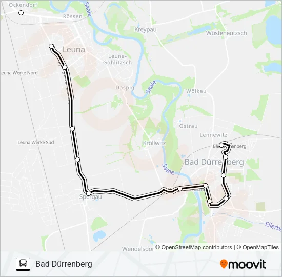 744 Bus Line Map