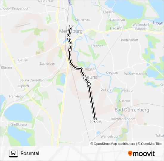 Автобус 744: карта маршрута