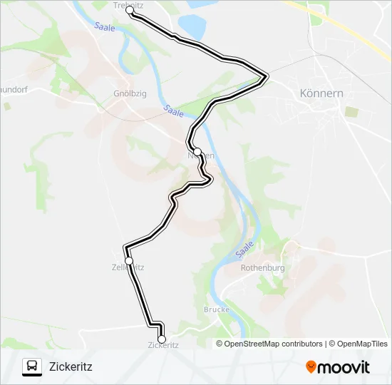 126 Bus Line Map