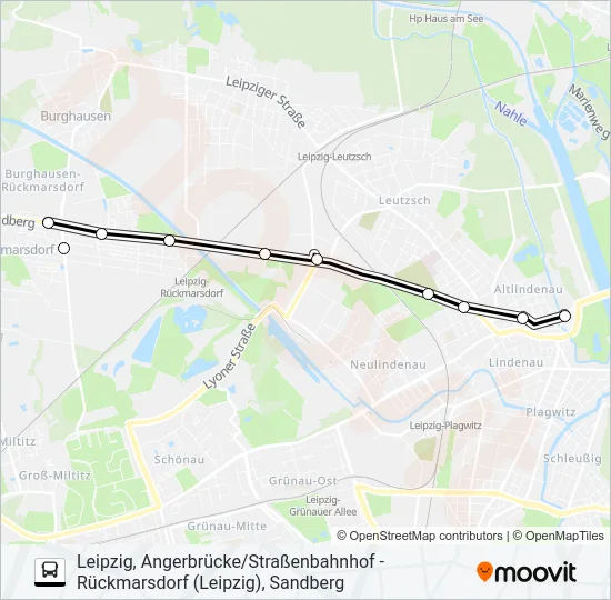 Автобус 130: карта маршрута