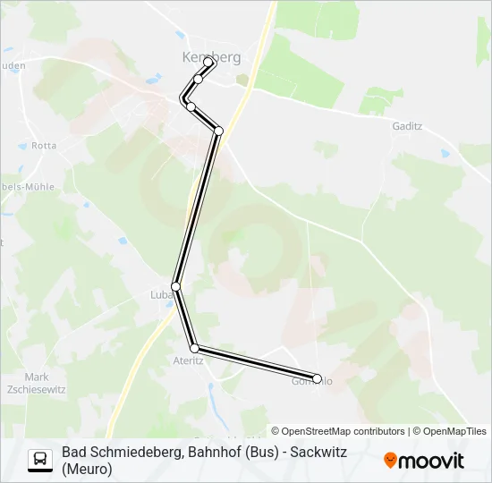 346 Bus Line Map