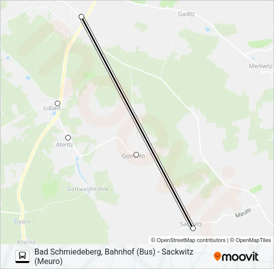 346 Bus Line Map