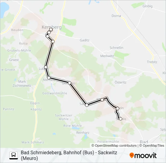 346 Bus Line Map