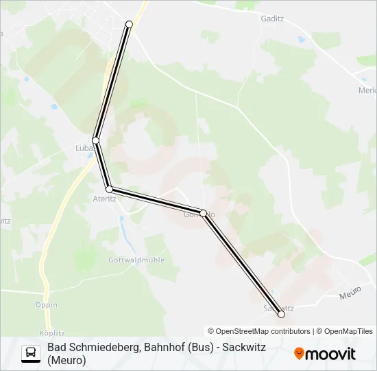 346 Bus Line Map