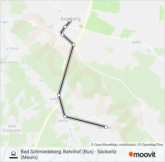 346 Bus Line Map