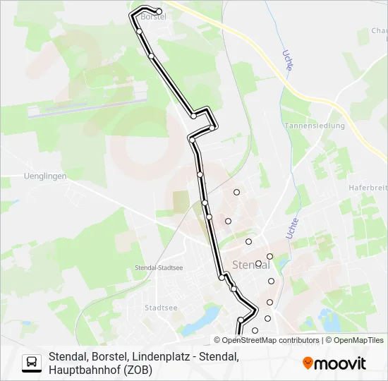 Автобус 903: карта маршрута