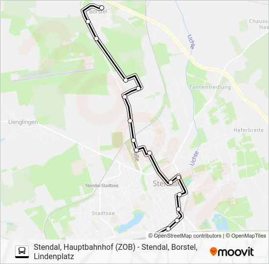 Автобус 903: карта маршрута