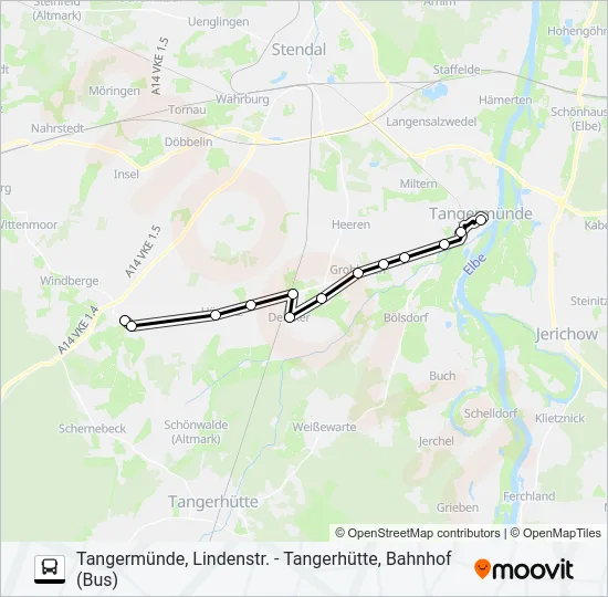 Автобус 922: карта маршрута