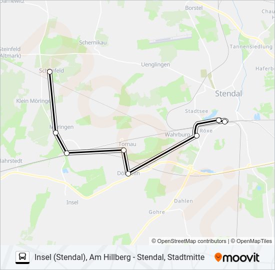 941 Route: Fahrpläne, Haltestellen & Karten - Stendal Hbf (Aktualisiert)