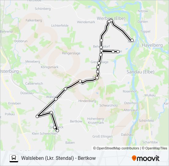 Автобус 966: карта маршрута