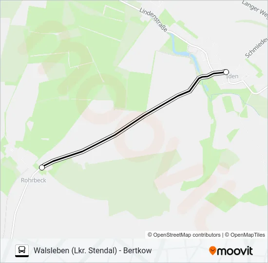 966 Bus Line Map