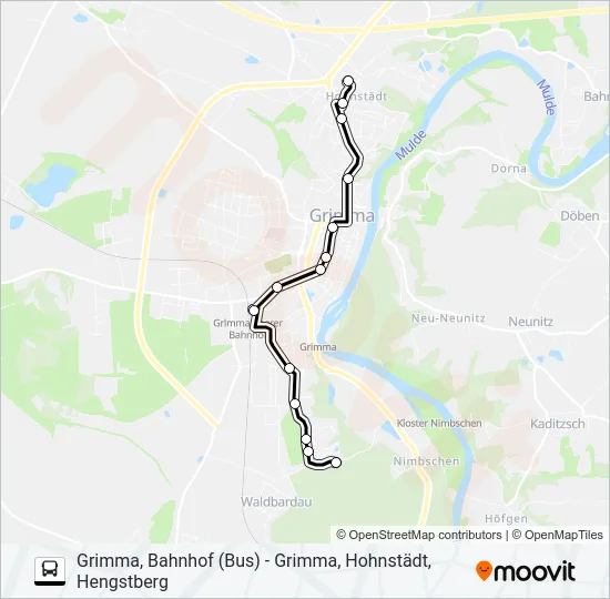 A Bus Line Map
