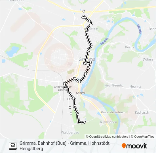 A Bus Line Map