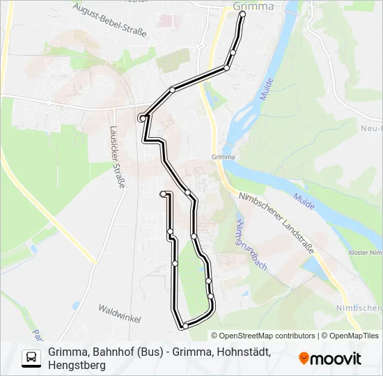A Bus Line Map