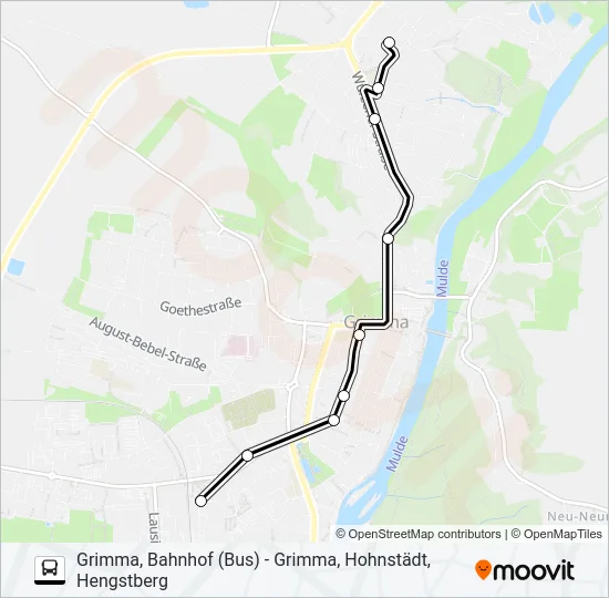 A Bus Line Map