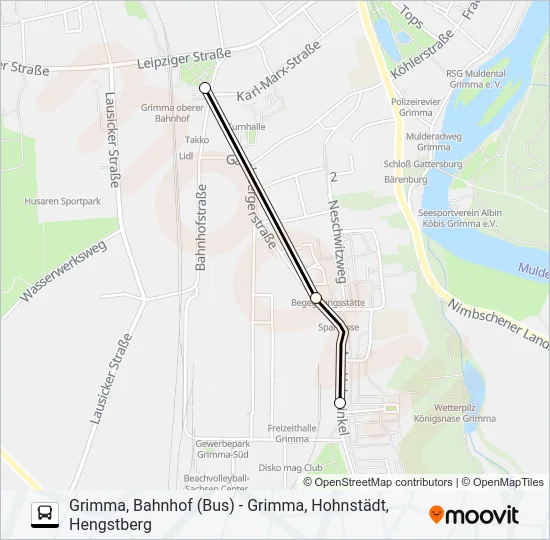 A Bus Line Map